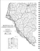 Buffalo County Highway Map, Buffalo County 1983